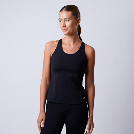 CLN ATHLETICS Fuse Singlet 2 in 1 Top Svart