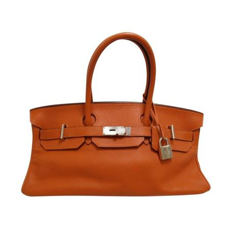 Hermès Vintage Pre-owned HandTass , Oranje , Dames , Maat: ONE Size Vintage Tassen