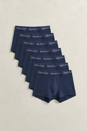 GANT Herren 7er-Pack Boxershorts (S) Marineblau
