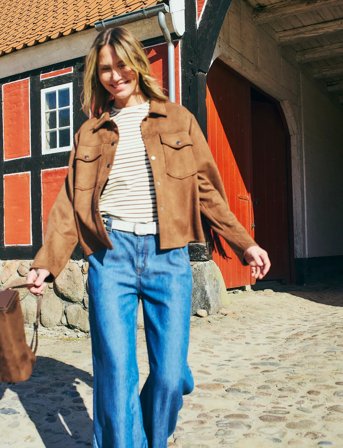 FREE/QUENT Fqduwa-Jacket - Brown - XXL