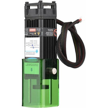 450nm 40W lasermodul med skyddande hölje fast brännvidd lasergraveringshuvud höghastighetslasergraverare, 5,5W