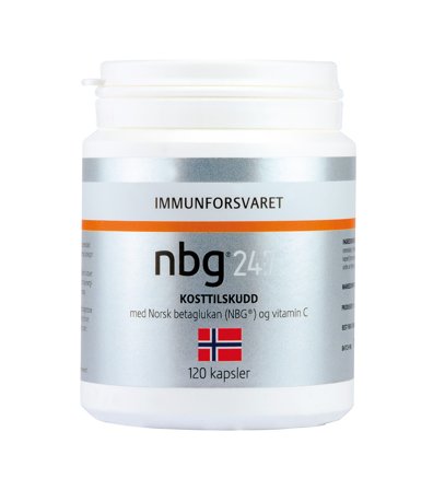 nbg 24:7 kosttilskudd kapsler 120 stk