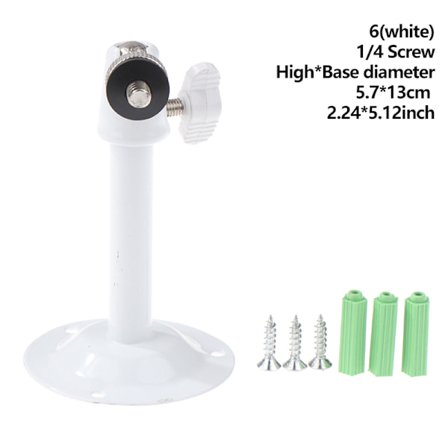 Väggmonteringsfäste Installation Metallhållare Säker Roterande CCTV