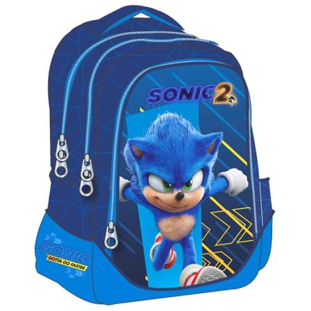 Sonic Ryggsäck Stor Skolväska 45x25x20cm Multifärg One Size