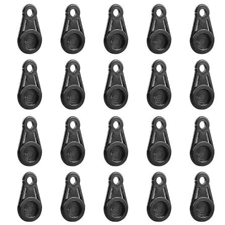 16 stk. presenclips, plastik presenclips, bevægelige teltclips, camping