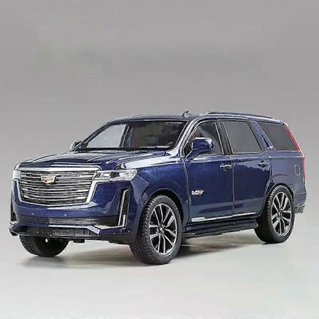 1:24 Escalade Metall Støpt Modell Lekebiler 5 Dører Åpnet Lyd Lys Støtdemping Trekk Tilbake Ornament Kjøretøy Gaver til Barn