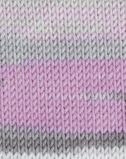 Garn Merino Baby 50g Grå/rosa