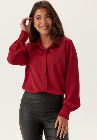 Happy Holly Frill Shirt Blouse Klær