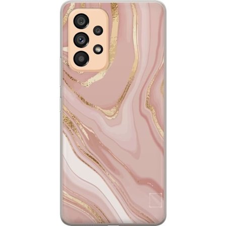 Kompatibel Mobilcover til Samsung Samsung Galaxy A53 5G Lyse Rosa Marmor