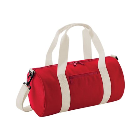 Bagbase Mini Holdall One Size Classic Red/Off White