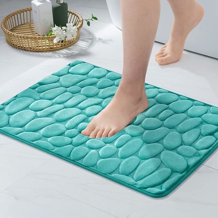 40x60cm, vesi vihreä, kylpyhuoneen matto hygroskooppisella imukykymatolla