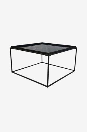 Nordic Furniture Group - Sofabord Grace, 80 x 80 cm - Sort - Sofaborde - Fra Homeroom