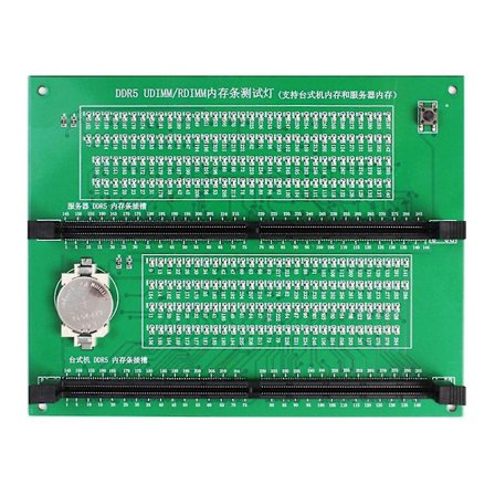 Moderkort Minnesplats Ddr5 Diagnostisk Reparationsanalysator Test Ddr5 Udimm/rdimm Testkort Med Led