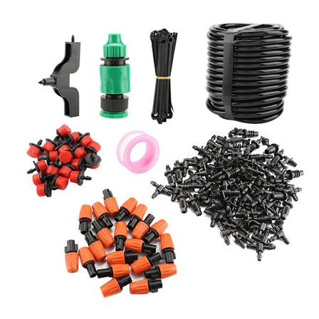 15 m slange drypbevandingssystem kit selvvandende have slange Sprinkler mundstykke sæt
