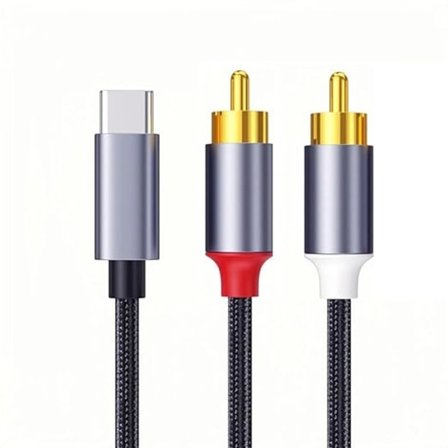 Ljudadapterkabel Telefon till RCA Lotus Kabel Högtalare Ljudförstärkare Länk Ljudkabel för Apple iPhone Lightning