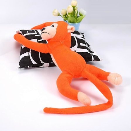 60CM Abe Plush Legetøj Lang Arm Baby Plush Abe Dukke Blød Baby Sovende