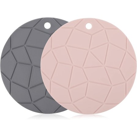 Silikonunderlägg Set om 2, 17,9 cm Kruka & Fat, Värme