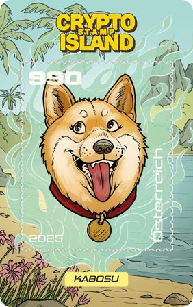 Østrig - Kabosu - Kryptofrimærke