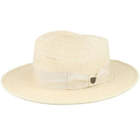 Brixton - Beige fedora Hatt - Swindle Straw Natural/Natural Fedora @ Hatstore