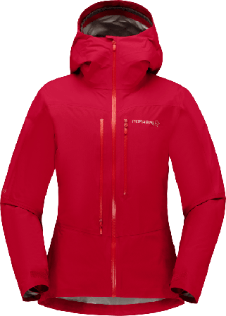 Norrøna Women's Falketind Gore-Tex Paclite Jacket Women shell jackets Red XS