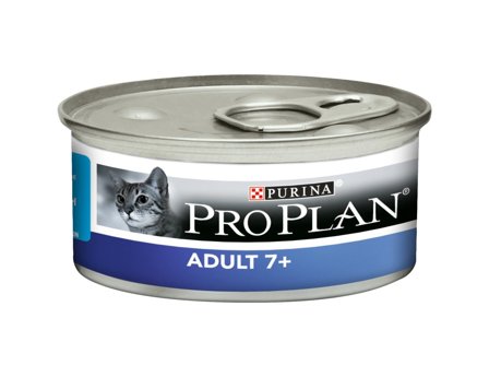 Purina Pro Plan Adult 7+ Gatto Mousse Tonno Lattina 85g