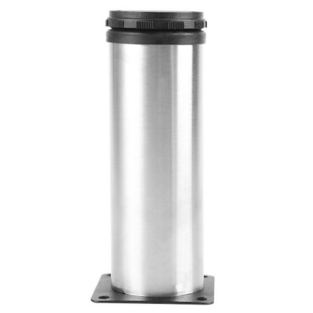 Rostfritt stål Justerbart Hem Köksskåp Bord Hylla Fötter Rund Möbel Ben 50*150mm