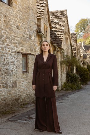 CAMILLA PIHL - Diane Trouser - Dark brown Size34