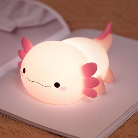 Axolotl Natlampe til Børneværelset, Dyr Silikon Natlampe til Børneværelset