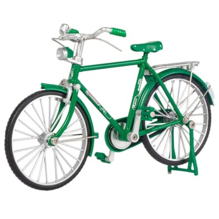 Cykelpynt 1:10 Skala Cykelmodel Miniature Retro Stil Metal Cykellegetøj Til Børn