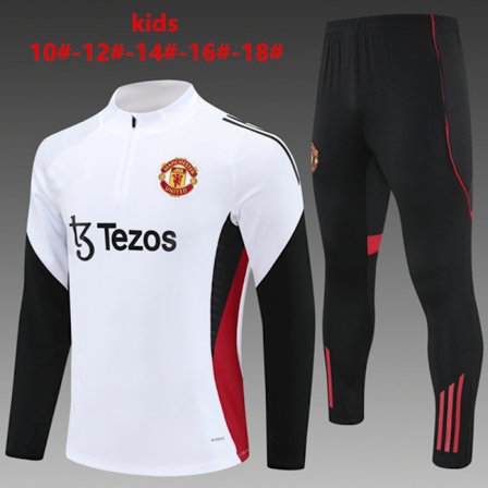 Manchester United Football Club treningssett for barn med lange ermer, sesongen 2025-2026