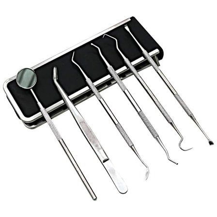 Tandplejesæt med 6 dele