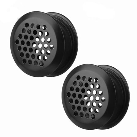 Rostfritt stål Rund Garderobsventilationsgaller Mesh Honeycomb Design Ventilationsgaller för Vägg Tak Badrum Kontor Kök