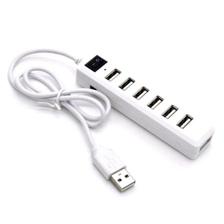 USB-keskitin 7 portin laajennussovitin USB 2.0 -keskitin moniporttinen USB-jakaja