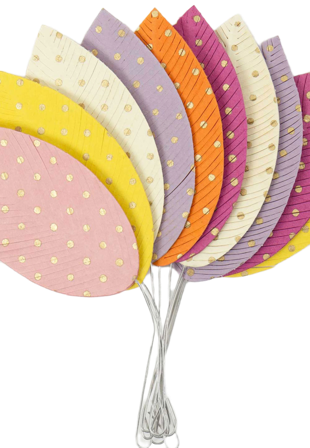 A World of Craft Twisted Påskfjädrar Dekoration Flerfärgad 11 CM