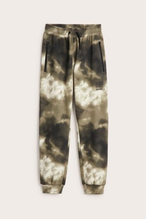 Kappahl | Spodnie dresowe we wzory | Zielony