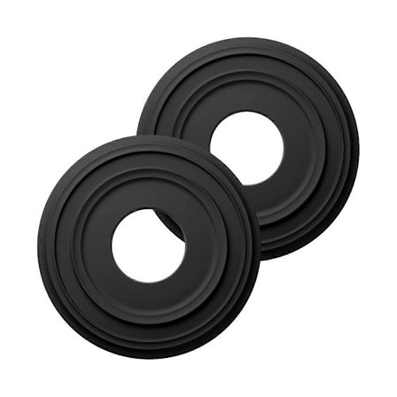 2-pak PU Loftrosetter Loftdækplade Roset til Lamper og Loftventilatorer, 12-1/4