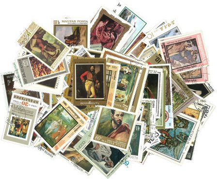 Malerier - 250 forskellige