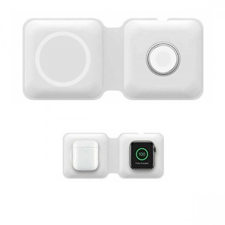 Dubbel magnetisk trådlös laddare