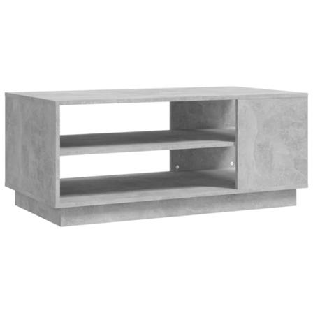 Vidaxl Soffbord Betonggrå 102x55x43 Cm Spånskiva Grå