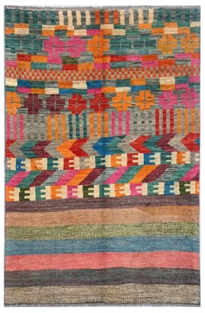 120X183 Dywan Moroccan Berber - Afghanistan Nowoczesny (Wełna, Afganistan) Carpetvista