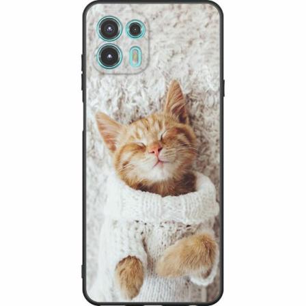 Motorola Edge 20 Lite Svart Skal Katt