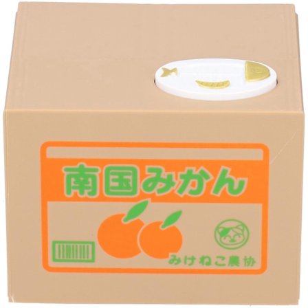 Katt som stjeler penger spareboks barn penge spareboks elektrisk mynt spareboks