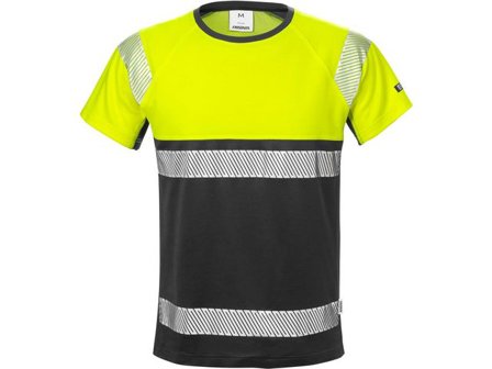 FRISTADS T-shirt varsel 7518 gul kl1 3XL - Lyreco - Arbetskläder - Varselkläder - Varselt-shirts