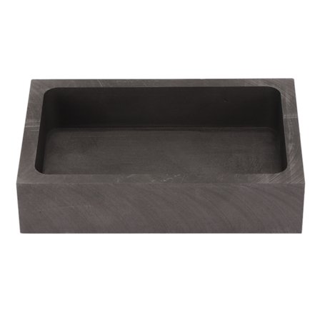 Grafit Metall Smycken Gjutform Värmebeständig 90x60x20 mm Degel