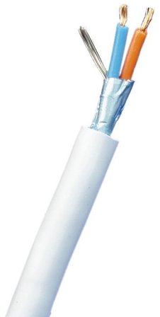 SUPRA 1001800398 Lydkabel 2x0,24 mm², 100 m, Forbindelsesudstyr & kabler