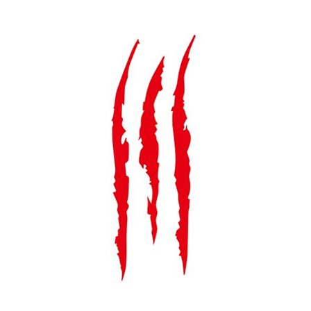 Reflekterende Klistermærke Bil Monster Klo Ridser Vandafvisende Stic