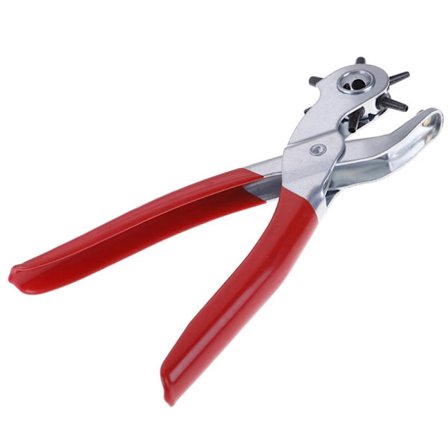 Hullslagverktøy, belteslagstang, belteslagmaskiner