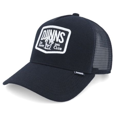 Djinns - Svart trucker Keps - Hft Dnc Wafflemelange Black A-Frame Trucker @ Hatstore