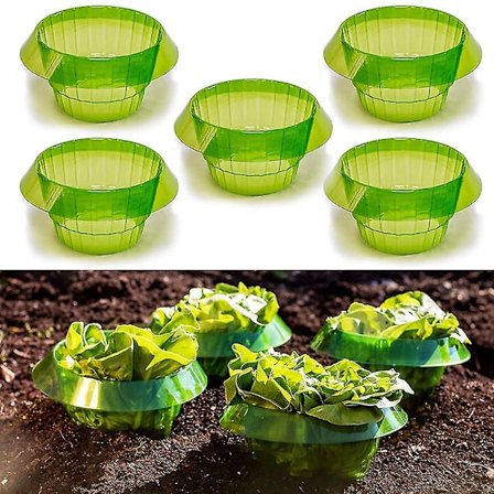 6 stk. Grøntsags Sneglebeskyttelsesdæksler Plante Sneglekrave Beskyttelse Have