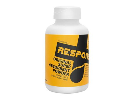 RESPONSE Absorberingsmedel SuperSorb 100g - Lyreco - Städ och hygien - Rengöringsmedel - Absorbenter